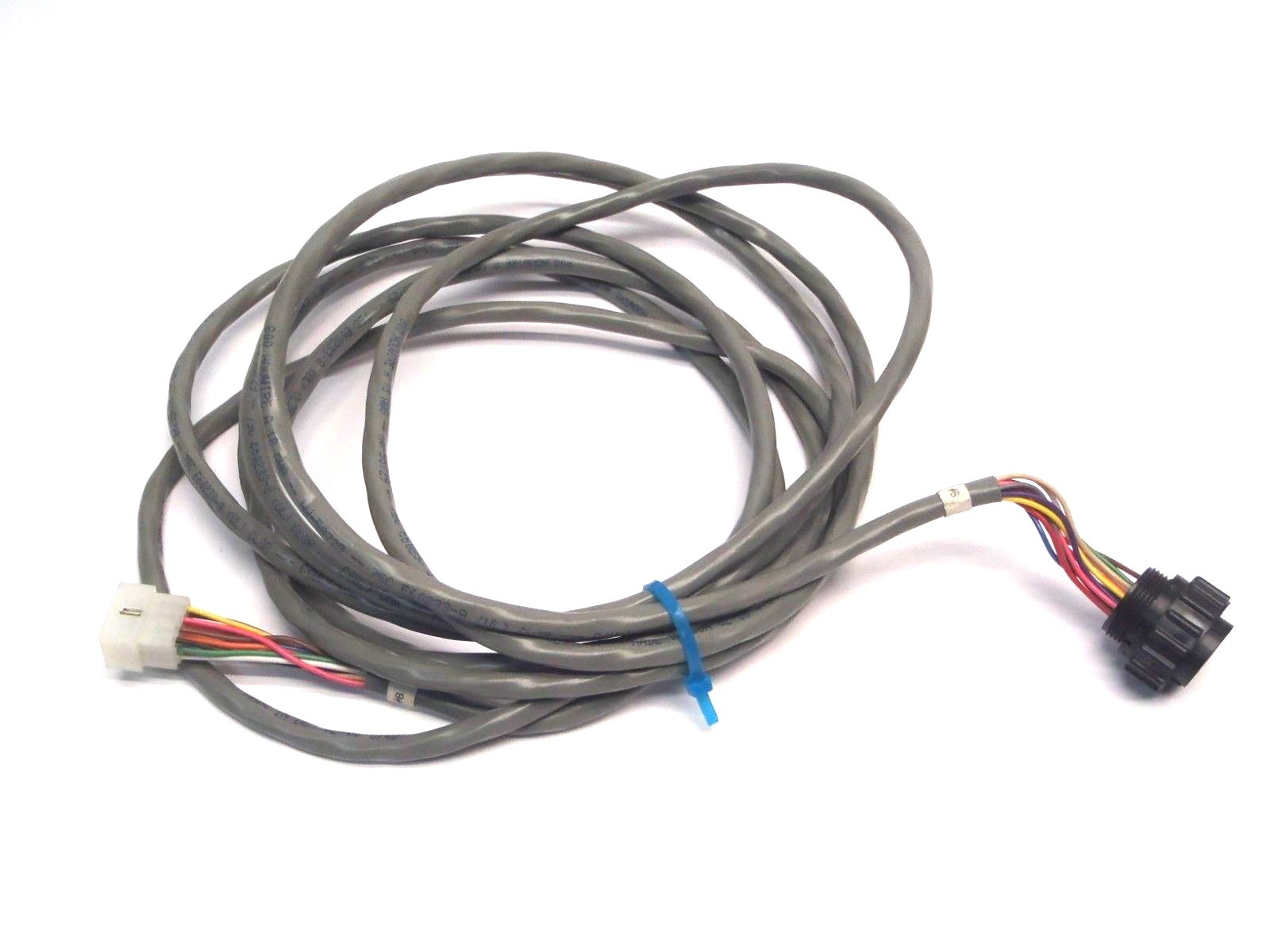 Unbranded 12 Pin Circular to 12-Pin Sqaure Connector 10′ Gray 18AWG Cordset