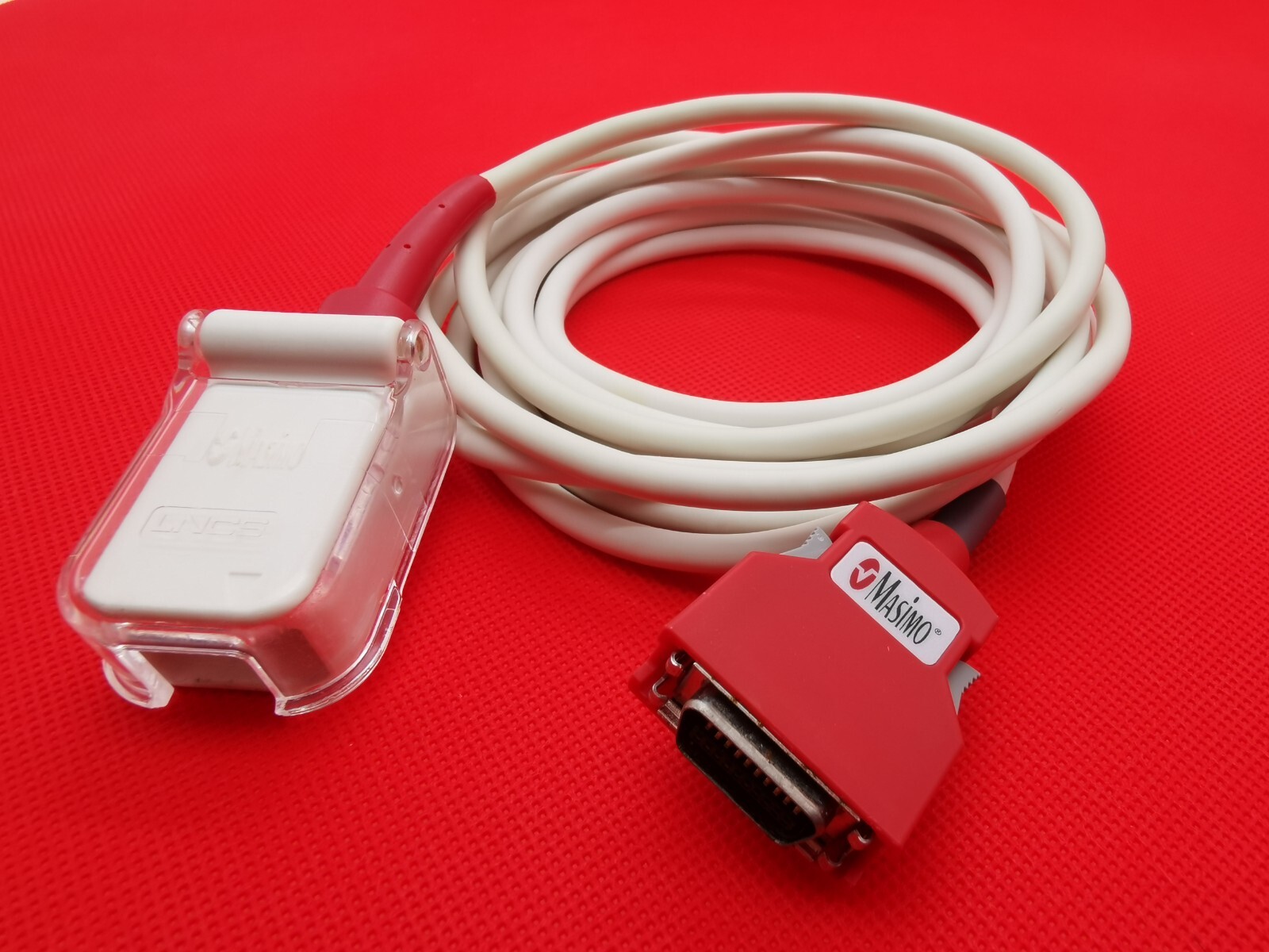 Original Masimo Red LNC 10 LNCS 10 Foot Pulse Oximeter Patient Cable 2056