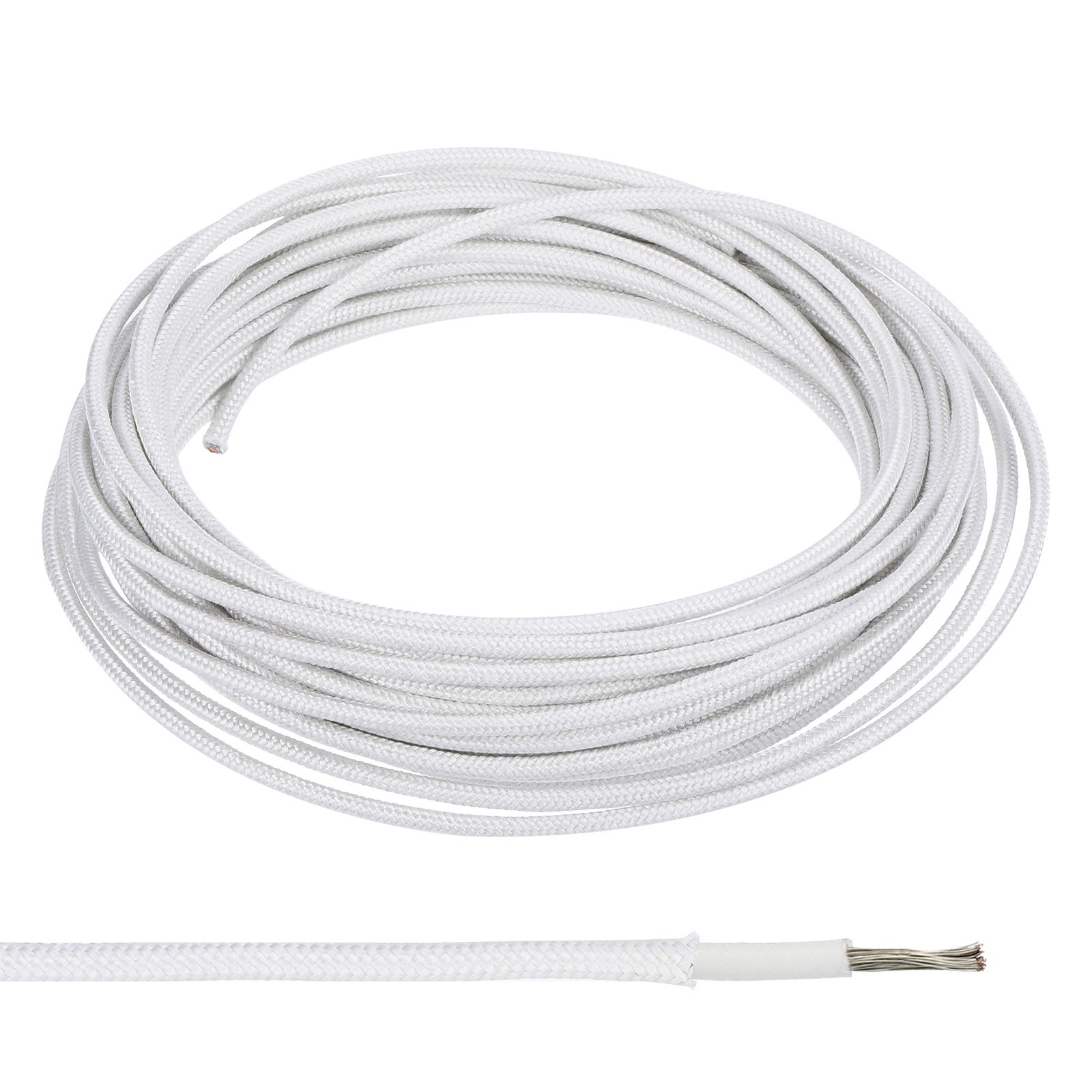 9.8ft 14AWG Electronic Wire High Temperature Electrical Silicone Cable White