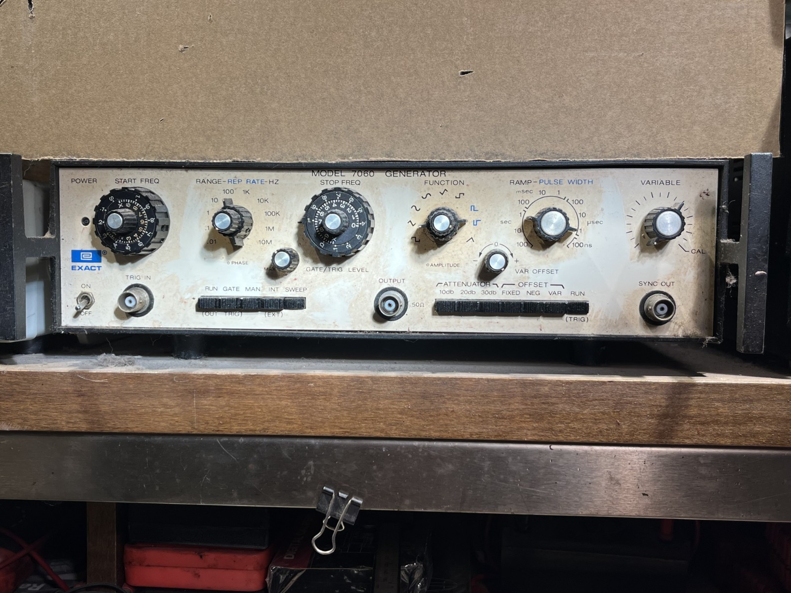 Exact Electronics Model 7060 function generator.