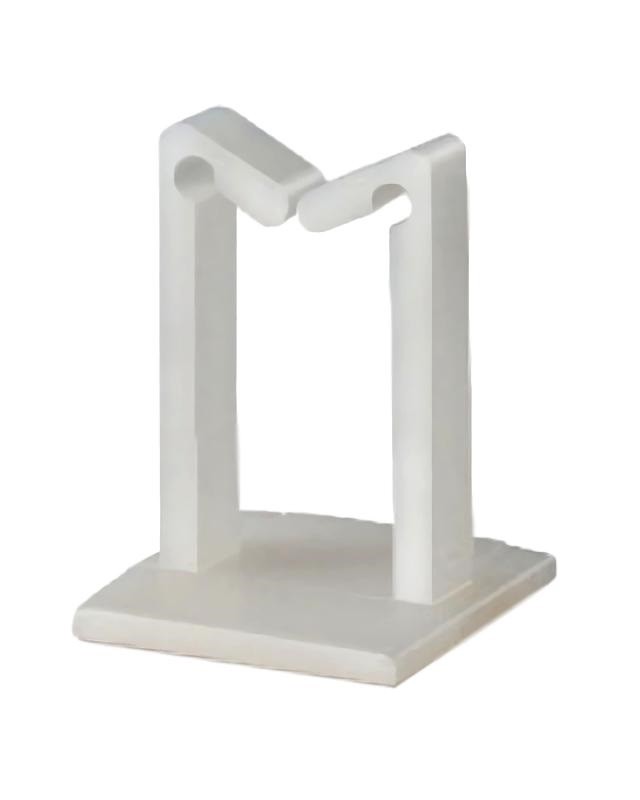 3608, Heyco, Cable Holders – Adhesive Back Mount Ra-18 White, Lot of 1000