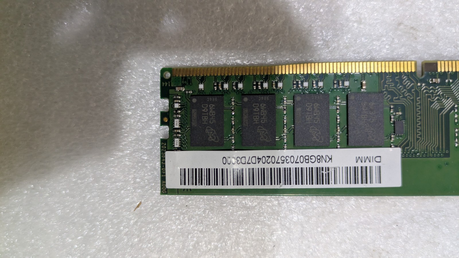 KINGSTON 8GB 1Rx8 PC4-2400R-UAO-11 ACR24D4U7S8MB-8