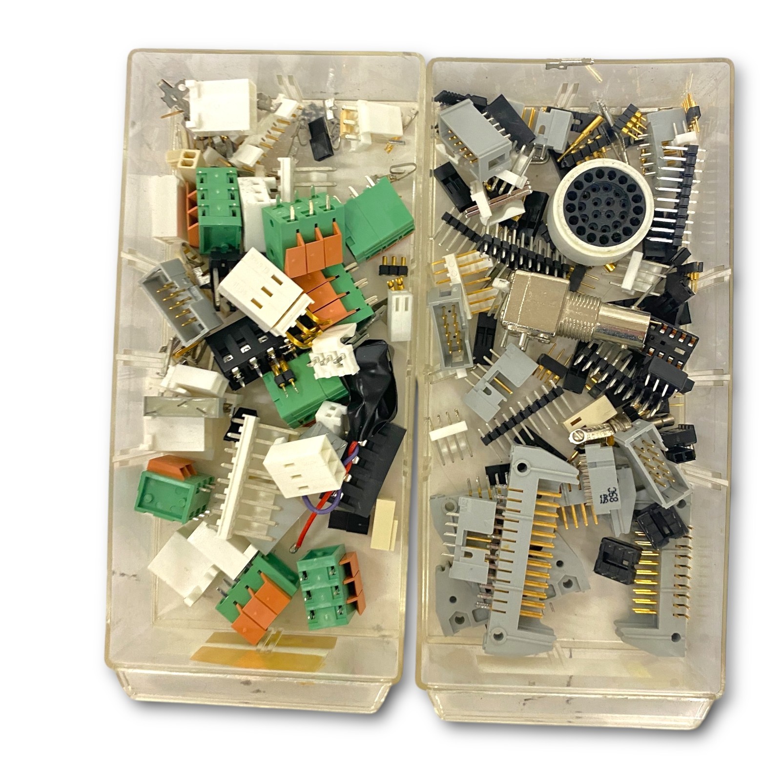 Mixed PCB Connectors Lot Terminal Blocks Pin Headers Plugs Sockets Assortment