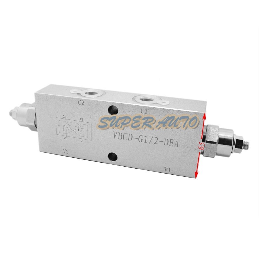 1 Pc. New Hydraulic Double Acting Counterbalance Valve VBCD-G1/2-DE A