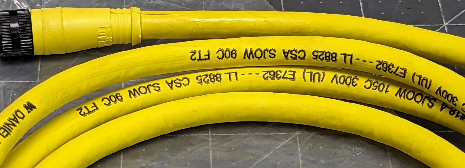 Micro Change 4P Male/Female Cord Set 6’ Foot 18/4 SJOOW MOLEX-WOODHEAD [B9B2]