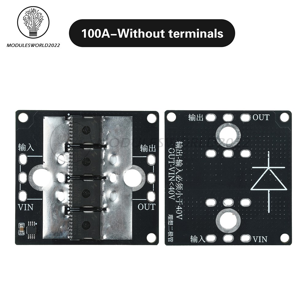 40A 65A 100A No Voltage Limit Anti Backflow Ideal Diode Module fr Solar Charging