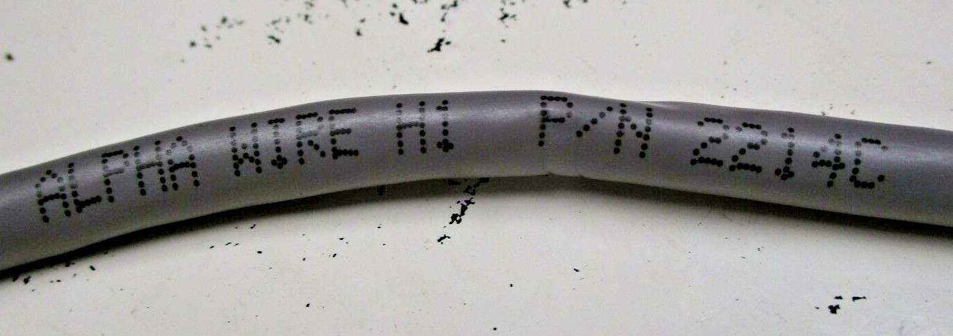 Alpha Wire H1 P/N 2214C Cable 4PR 22AWG 22”