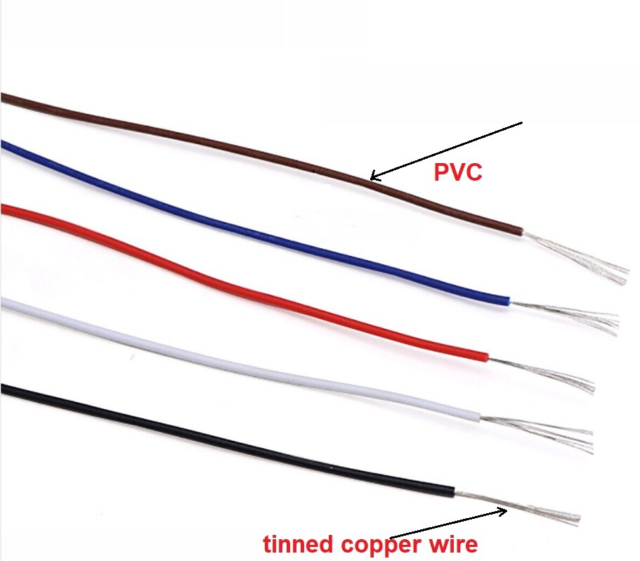 UL1571 Flexible Stranded Wire Cable PVC Insulated Electronic Wire 26 28 30 32AWG