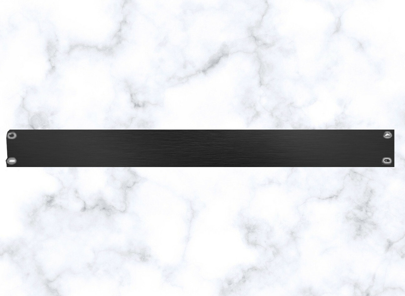 BFP19-2B, Blank Front Panel Black