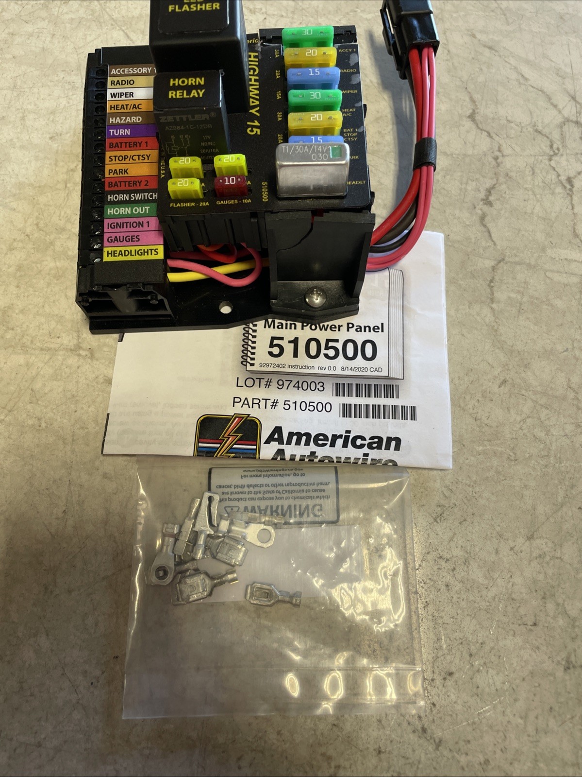 American Autowire 510825,”Highway 15 Plus” Universal Wiring System Kit, COMPLETE
