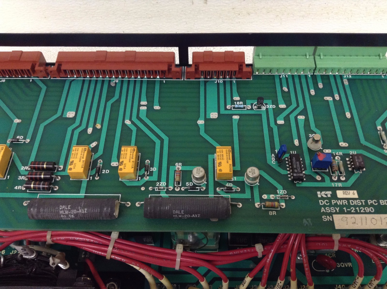 K&T Kearney & Trecker 810-21292-00 REV 7 AC/DC Power Distribution 8102129200