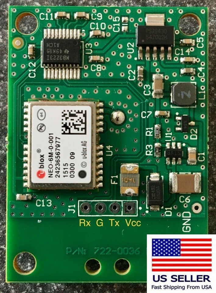 2 pcs ublox neo-6m GPS module w/Taoglas Antenna serial port output, USA seller