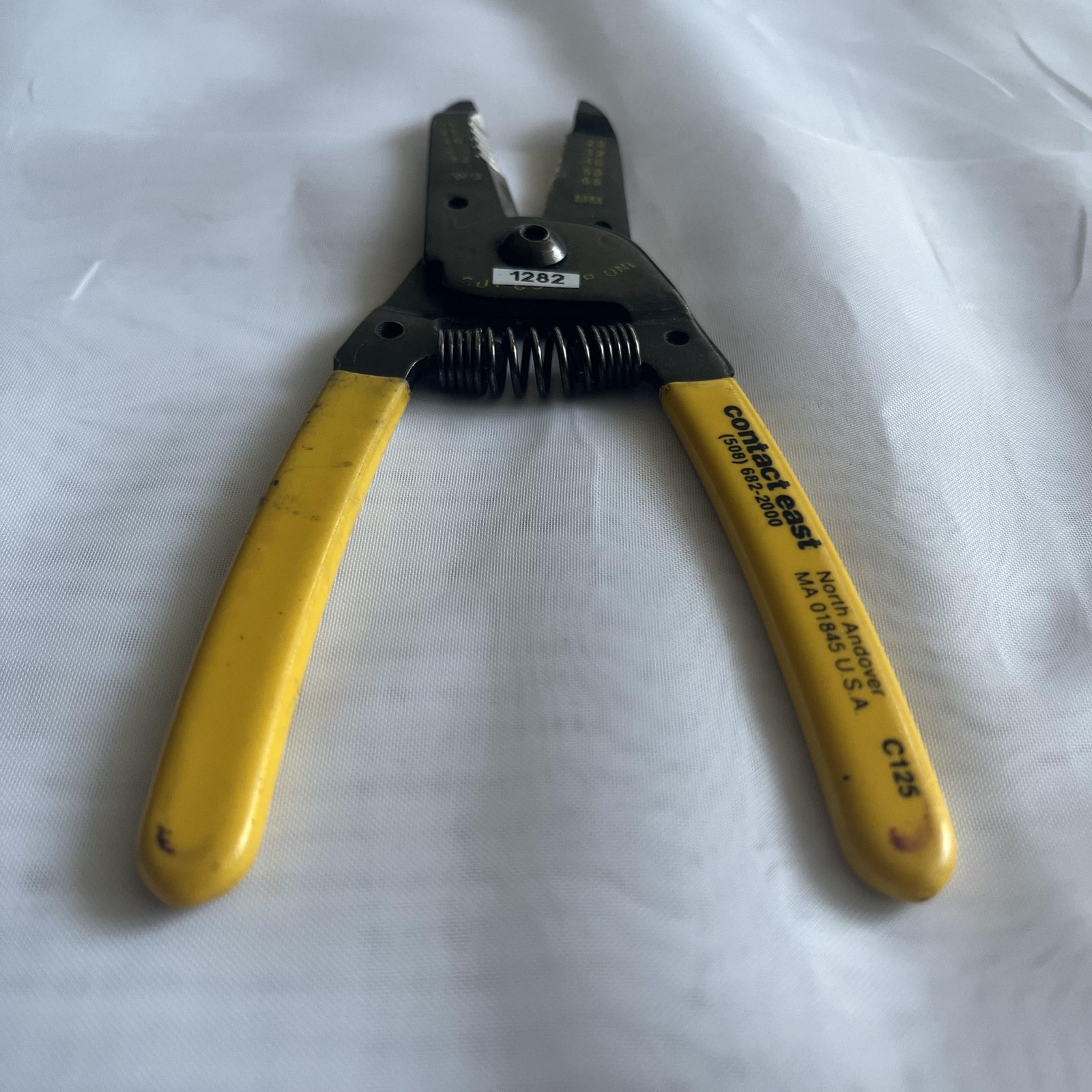 Contact East C125 Wire Stripper Cutter Tool Yellow Handle USA AWG MM Multi Size