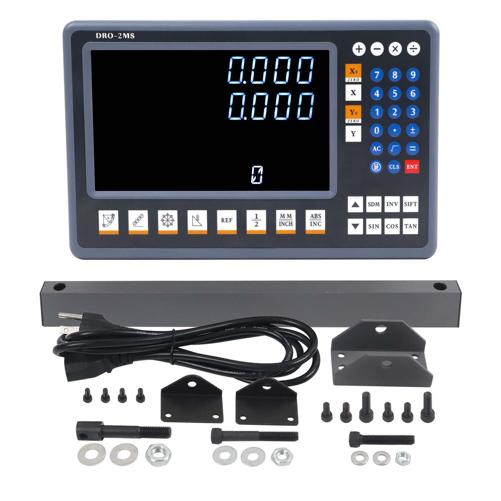 2 Axis 3 Axis Digital Readout 8” LED Screen DRO TTL Glass Linear Scale Encoder