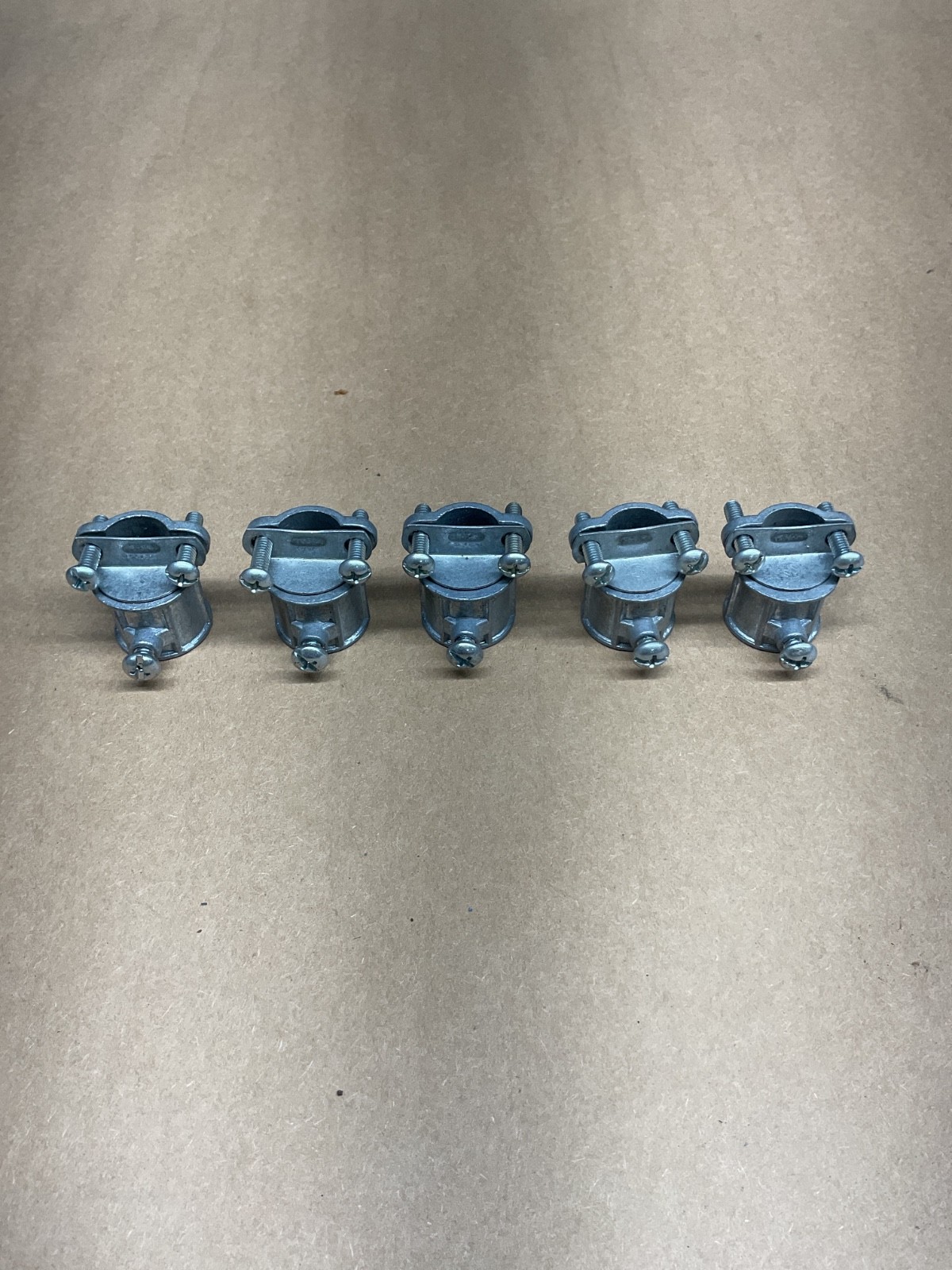 Unbranded 3/4″, Die-Cast Zinc, Flexible Conduit Coupling, *Lot of 5* #4012X110
