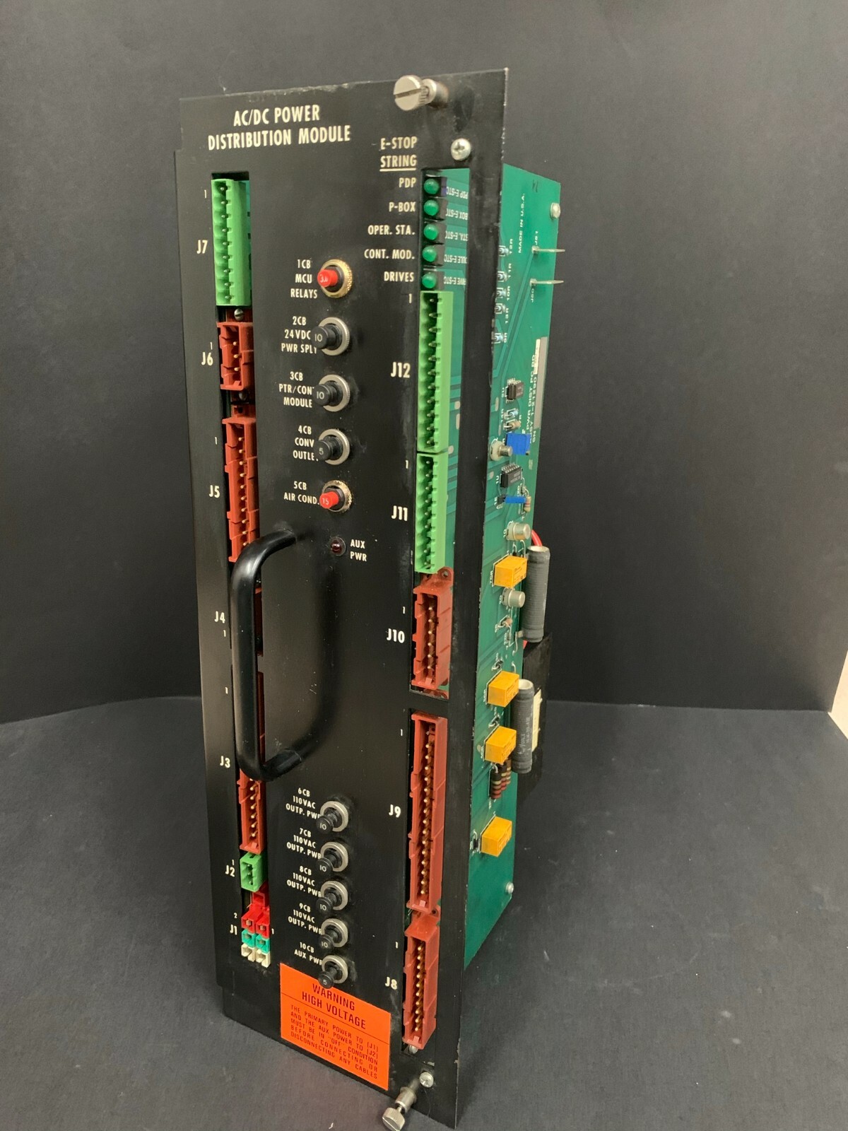 Kearney Trecker 1-21292-00 Rev 7 AC DC Power Distribution Module 30 Day Warranty