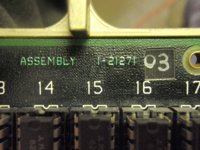 Kearney Trecker Memory Circuit Board 1-21271-03 Rev 1 _ 12127103