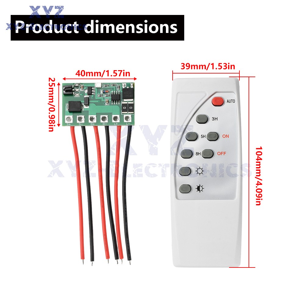 6.4V 7.4V 11.1V 12V Solar Street Light Circuit Board Light Driver Control Board