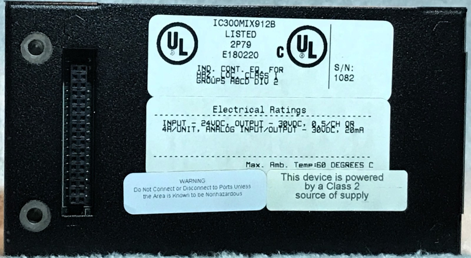 HORNER IC3000CS200M CONTROL SYSTEM WITH (4) IC300MIX912B CARDS USED PLEASE READ