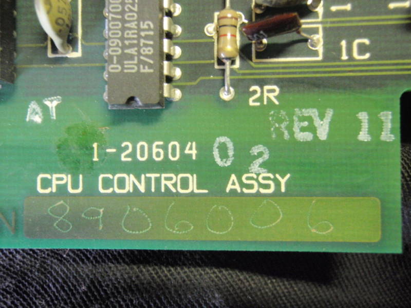 LOT OF (2) Kearney Trecker CPU Control Assy Board 1-20604-02 Rev 11 _ 12060402