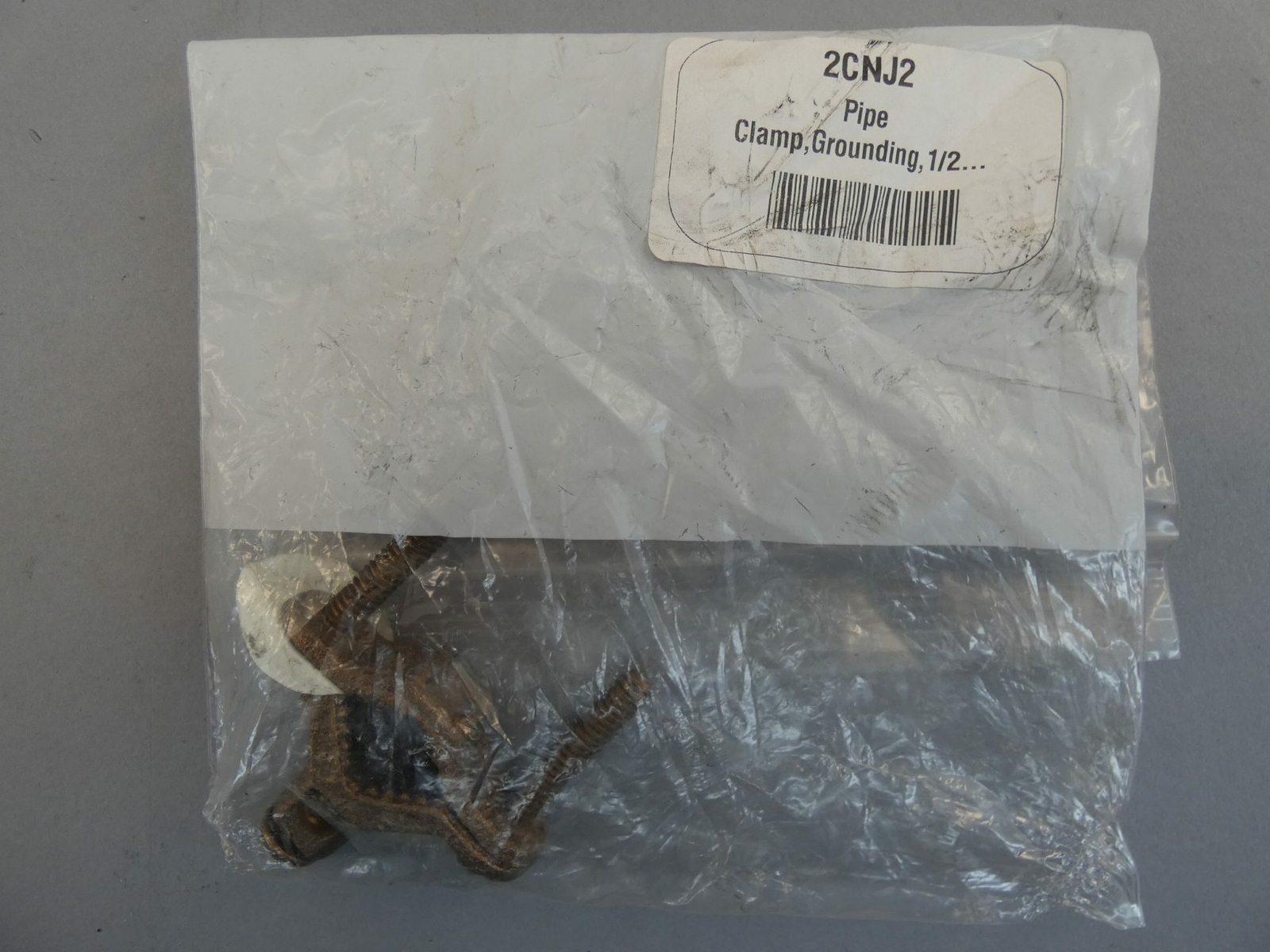 Grainger 2CNJ2 Pipe Clamp Grounding 1/2-1 In Bronze Size 10 – NEW Surplus!