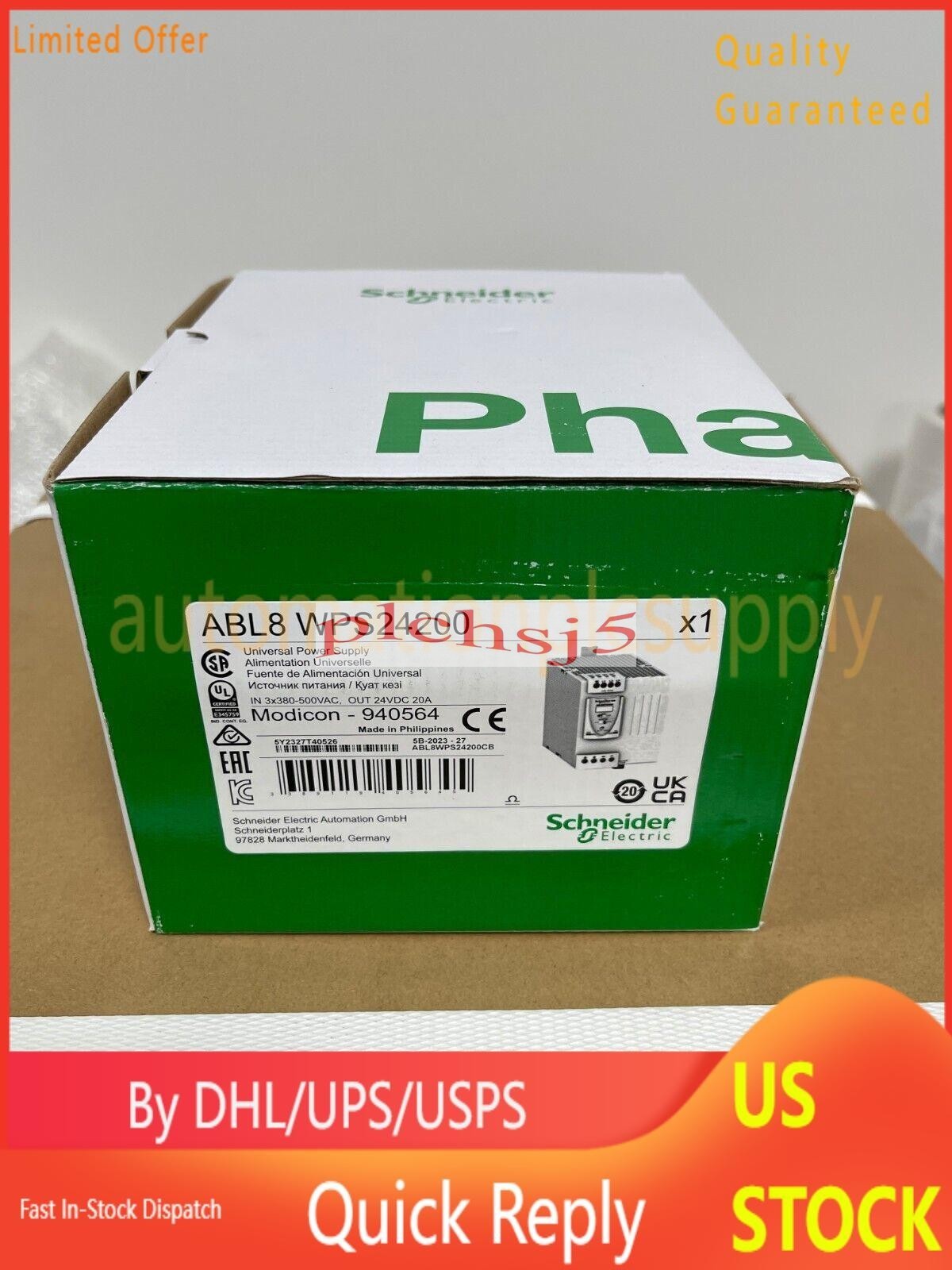 SND New original ABL8WPS24200 industrial rail power switch power supply