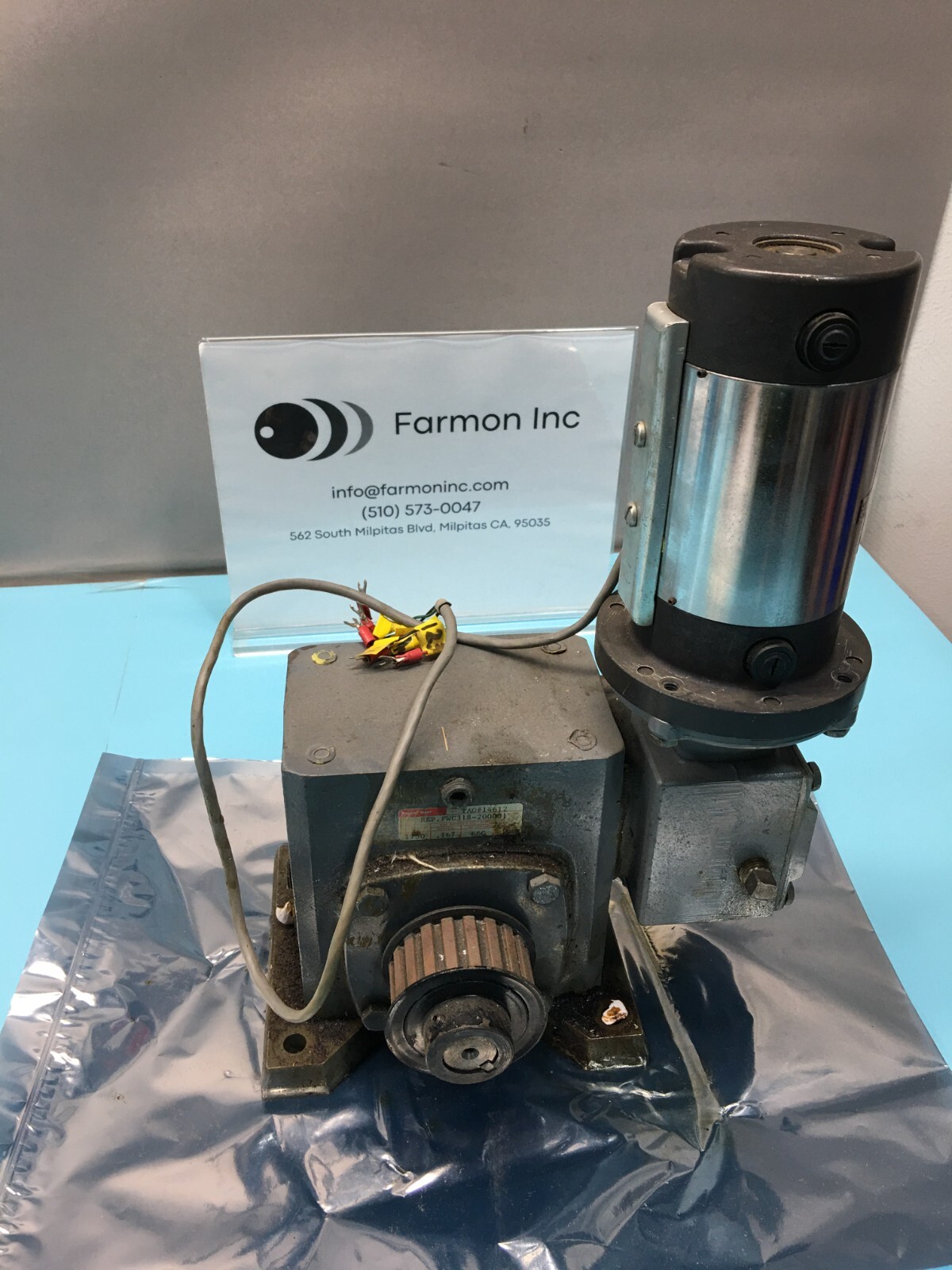 ELECTRO-CRAFT 0650.00.075 MOTOMATIC MOTOR GENERATOR + BOSTON GEAR REP, 145556