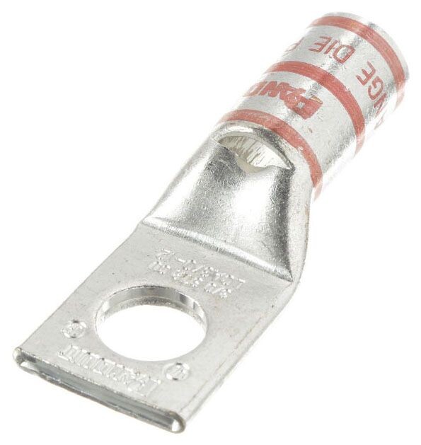 Panduit LCA3/0-12-X, 3/0 AWG Copper, 1/2″ Stud, Compression Cable Lug, 1 pc