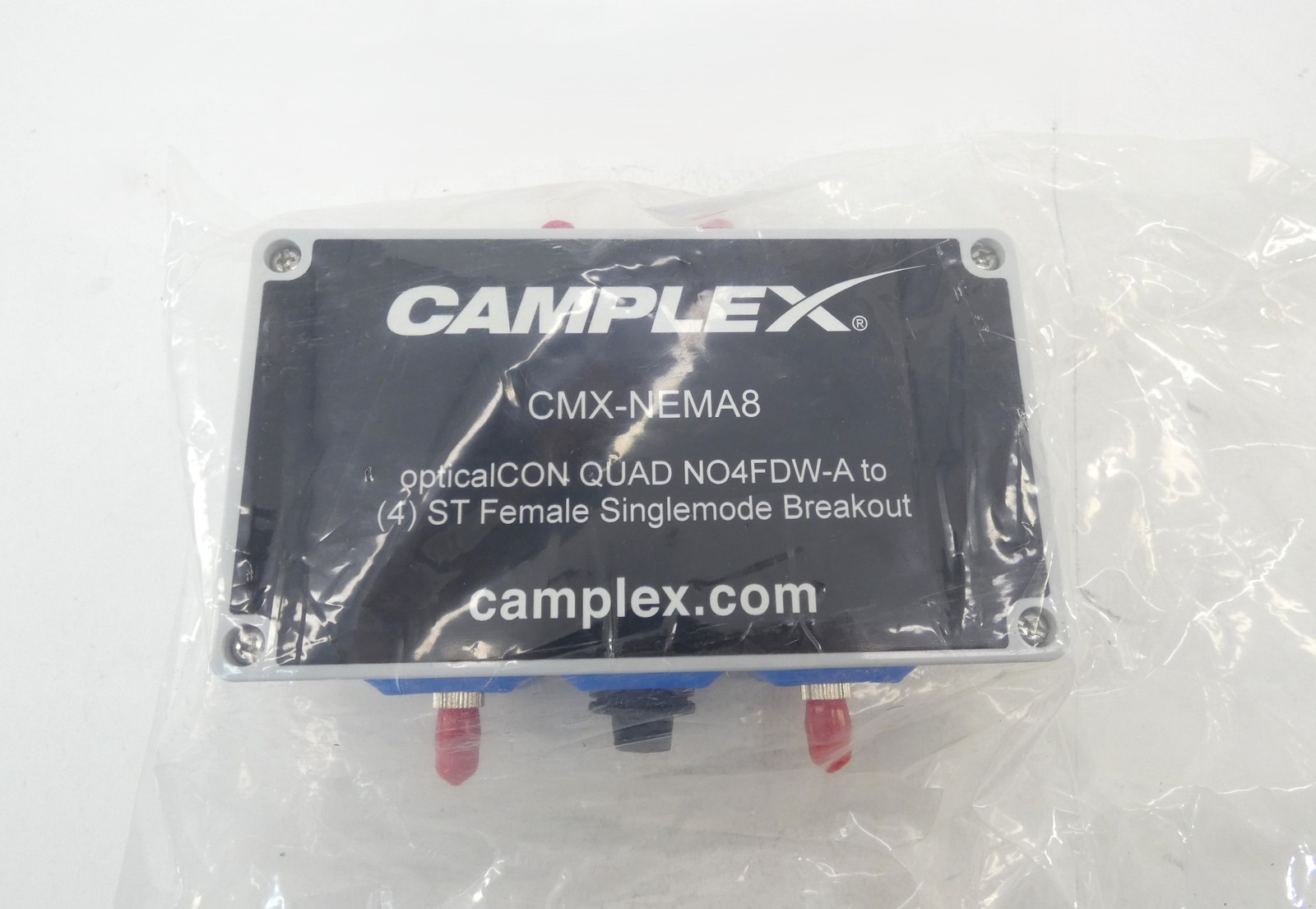 Camplex CMX-NEMA8 OpticalCon QUAD NO4FWD-A to 4 ST Female Singlemode Breakout…