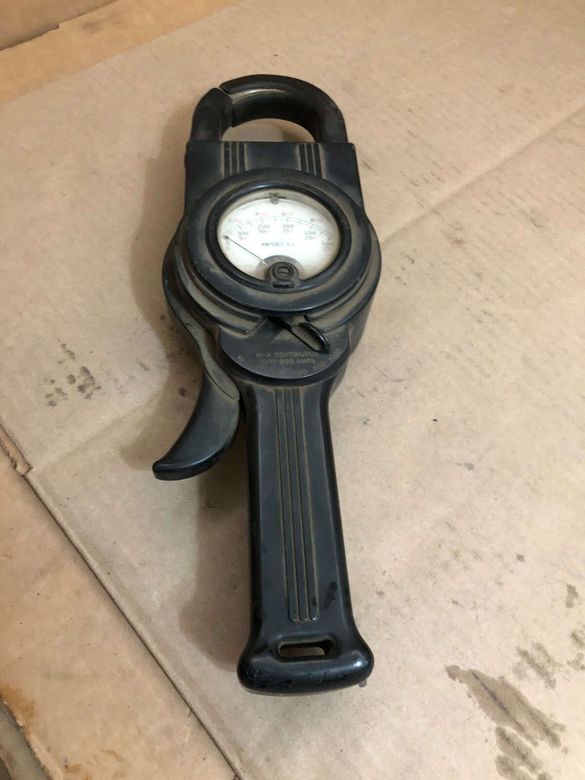 Weston 633 500 Amp Clamp-on Ammeter Amprobe Type A-1 *Made in USA* Amperes AC