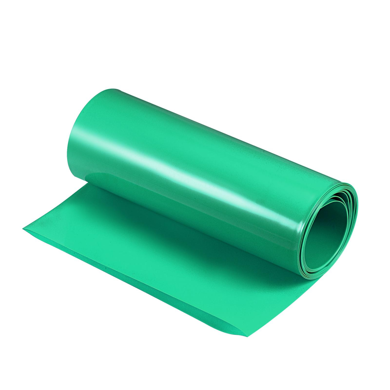Battery Wrap, 150mm(6-inch) Flat 1.5m PVC Heat Shrink Tube Wraps Light Green
