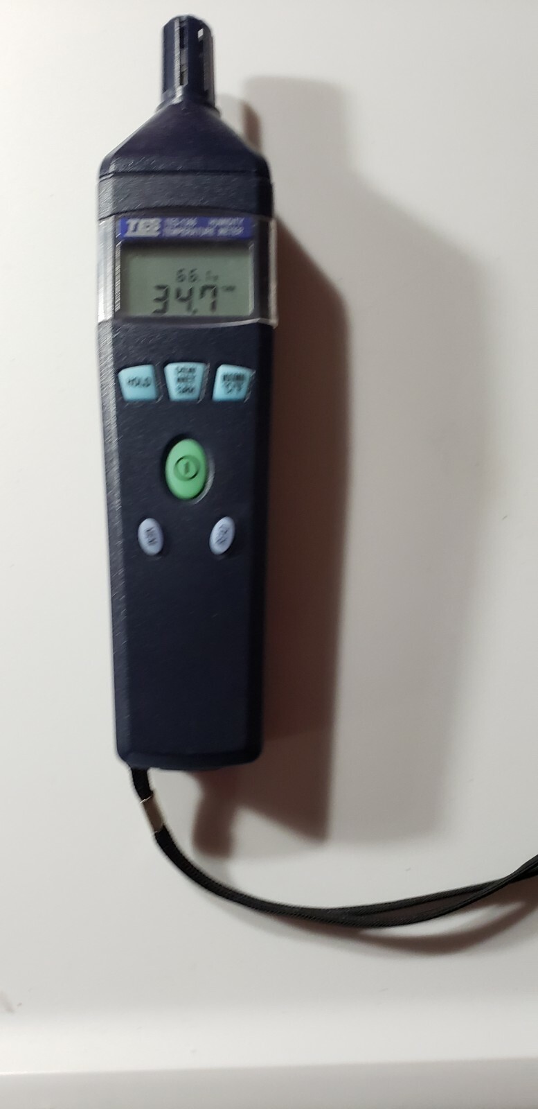 TES 1366 Digital Humidity Temperature Meter, with case EUC