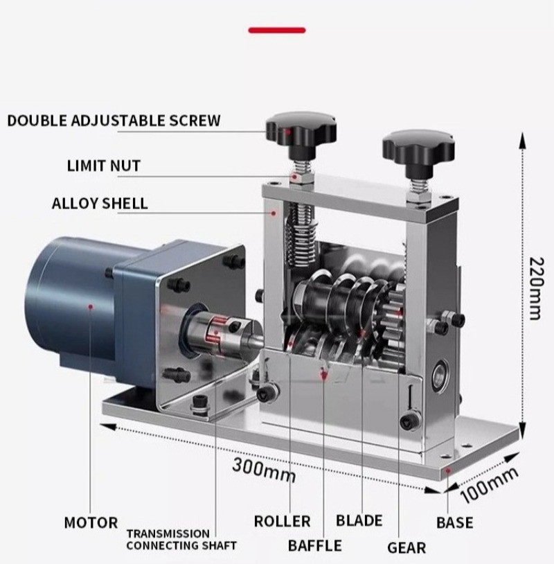 Electric Wire Stripper for Scrap Copper Wire Scrap Cable Wire Stripping Machine
