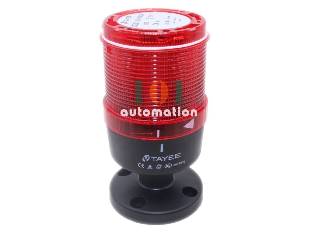 1PCS NEW TAYEE Monochrome warning light JD701-L01R024 24V+ A007908 Wire base