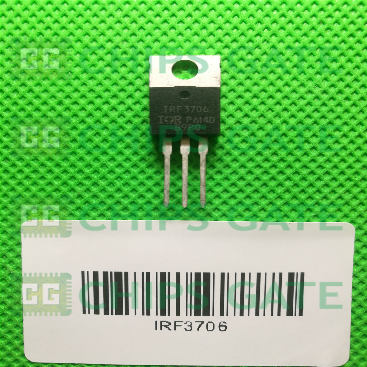 3PCS IRF3706 MOSFET N-CH 20V 77A TO-220AB International