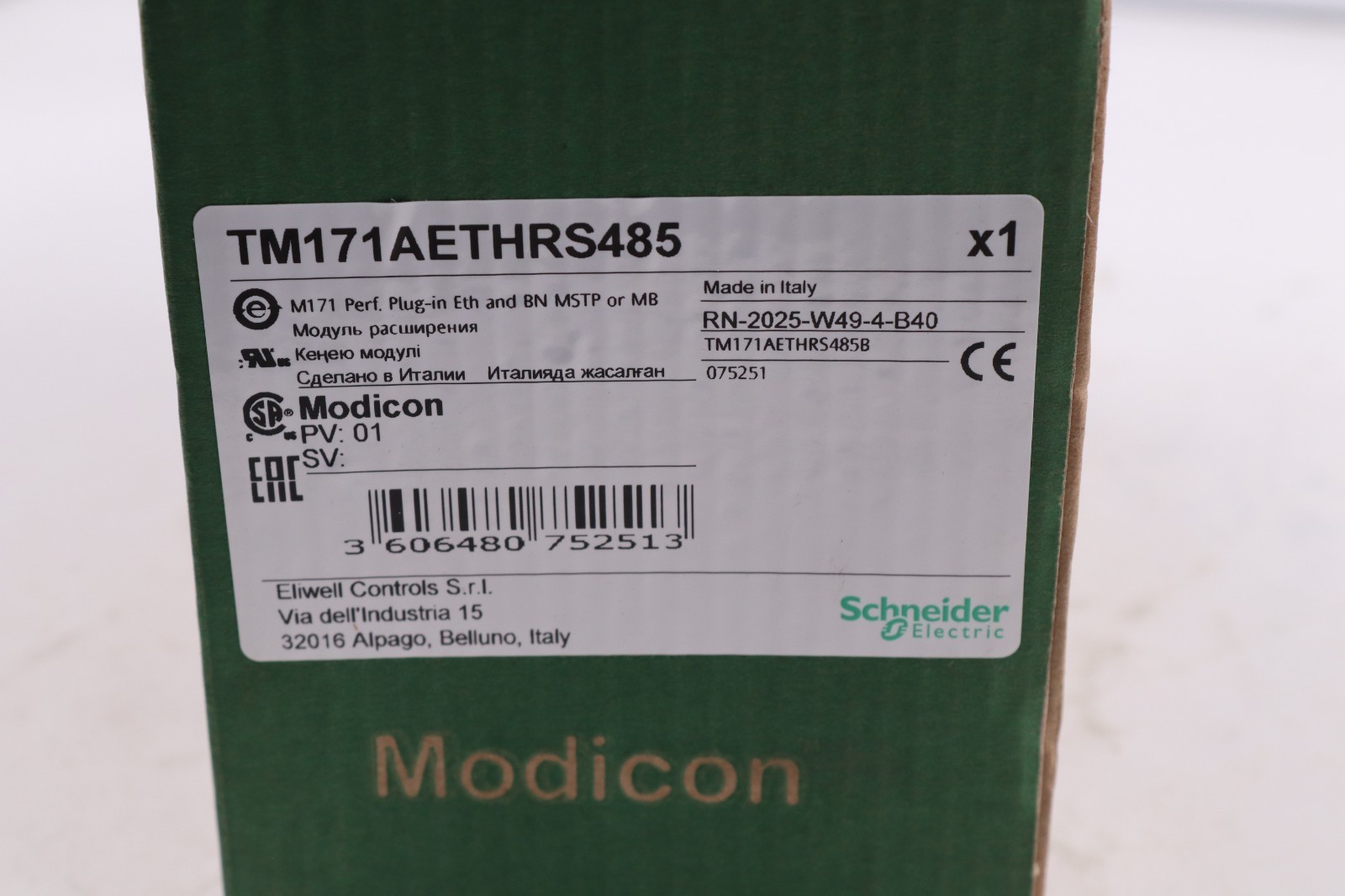 Schneider Electric TM171AETHRS485 MADE IN ITALY
