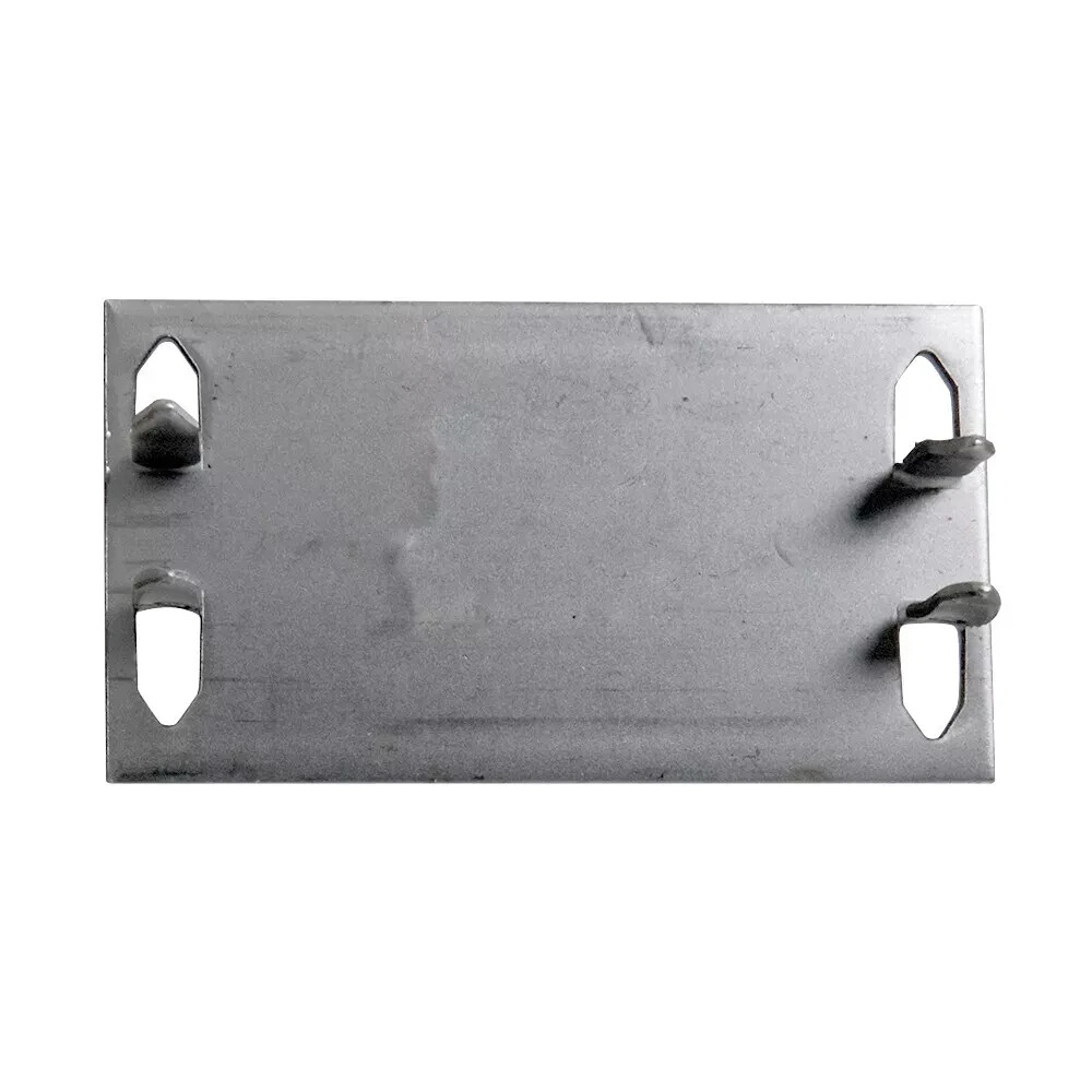 Dottie 411 16-Gauge Steel Safety Plates 1-1/2” x 2-3/4” (100 Pack)