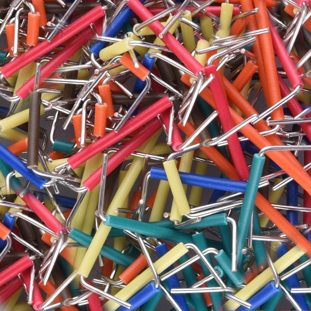 560 Pieces Jumper Wire Kit 14 Lengths Assorted Preformed Breadboard Jumper Wire