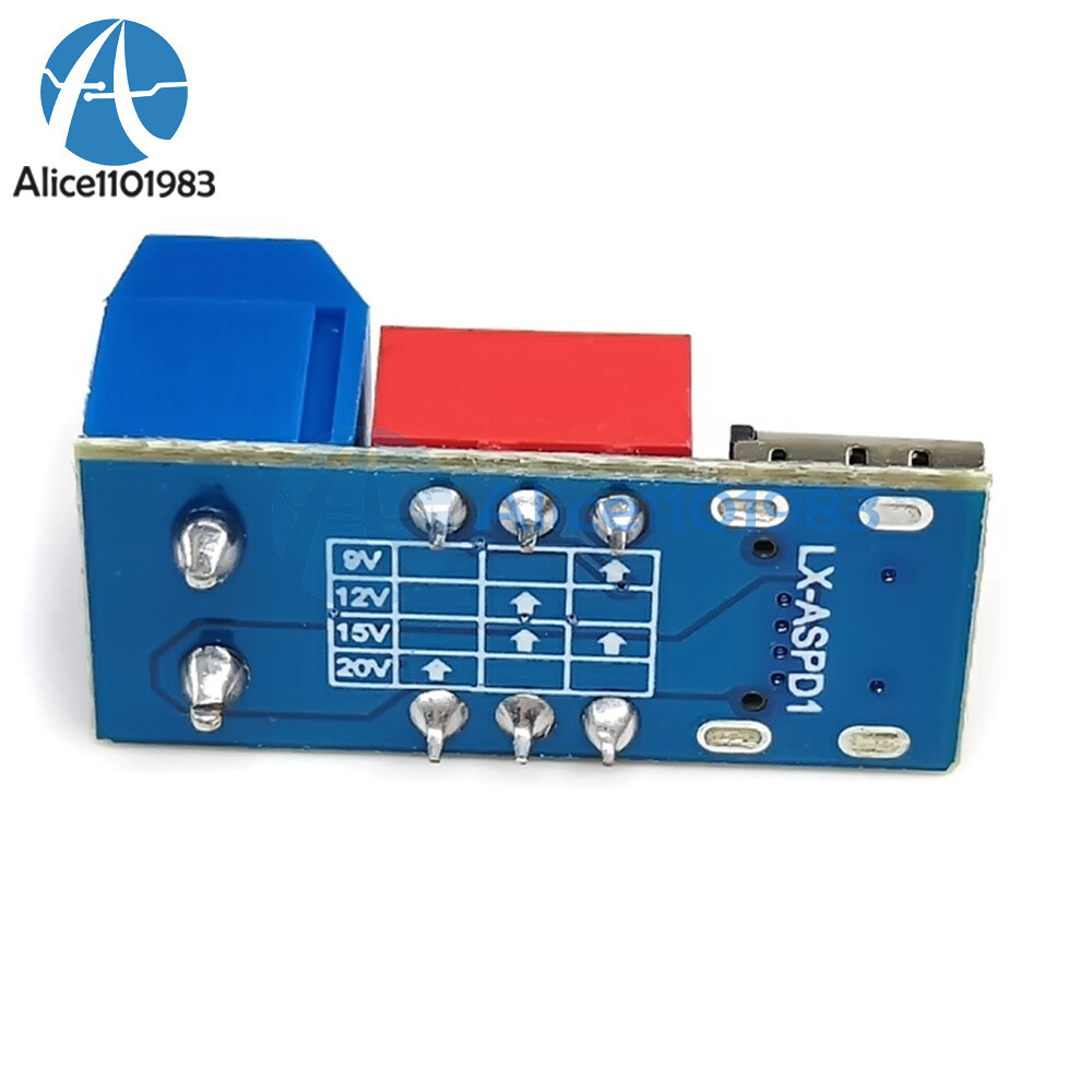 PD/QC Decoy Fast Charging Trigger Module Adjustable Voltage 5V9V12V20V Type-C 5A