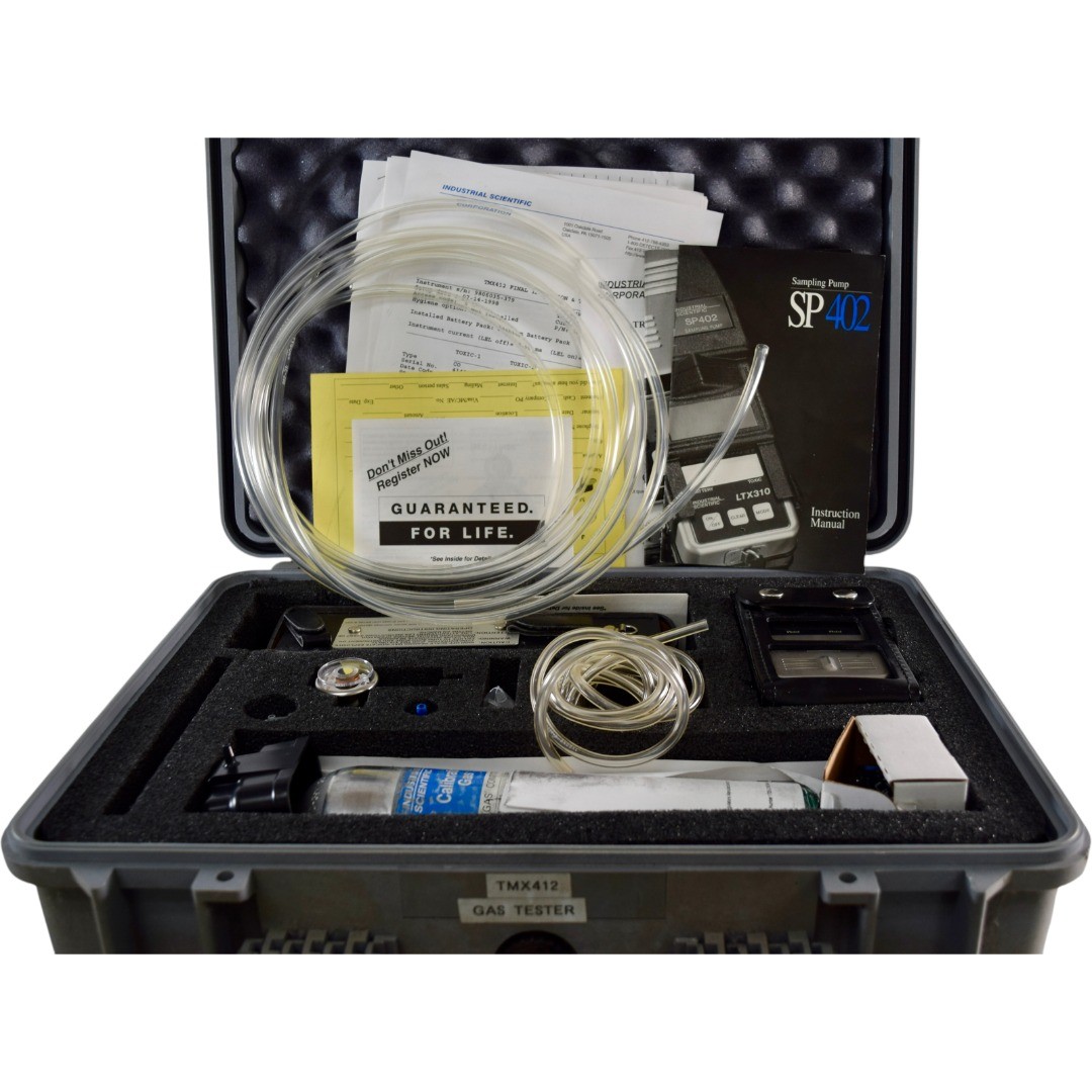 Industrial Scientific SP402 Permissible Sampling Pump Gas Monitor W/ Case & Acc