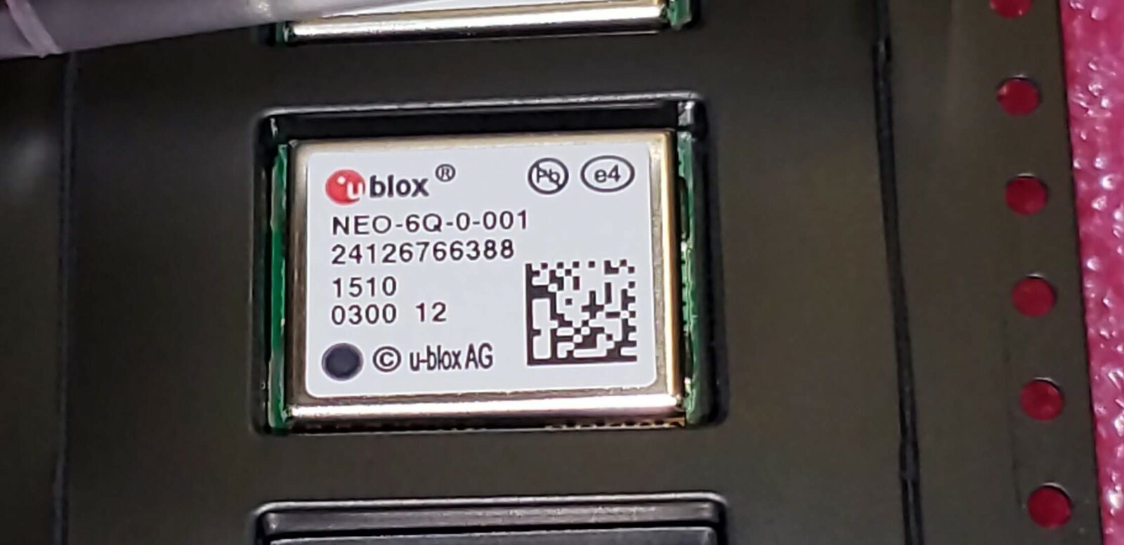 New UBLOX PN# NEO-6Q-0-001 High Performance ROM-Based GPS Receiver W/ TCXO DC15+