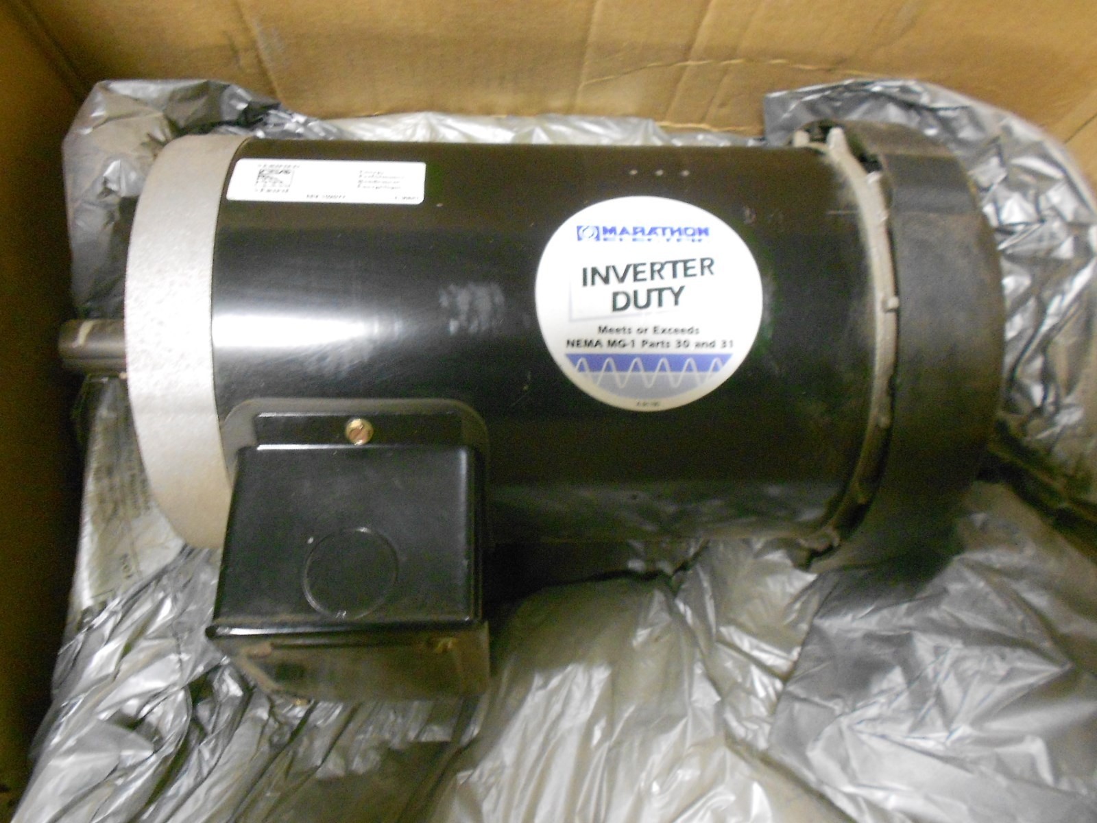 Marathon Electric “Inverter Duty” AC Motor Model #A91190 17942LR