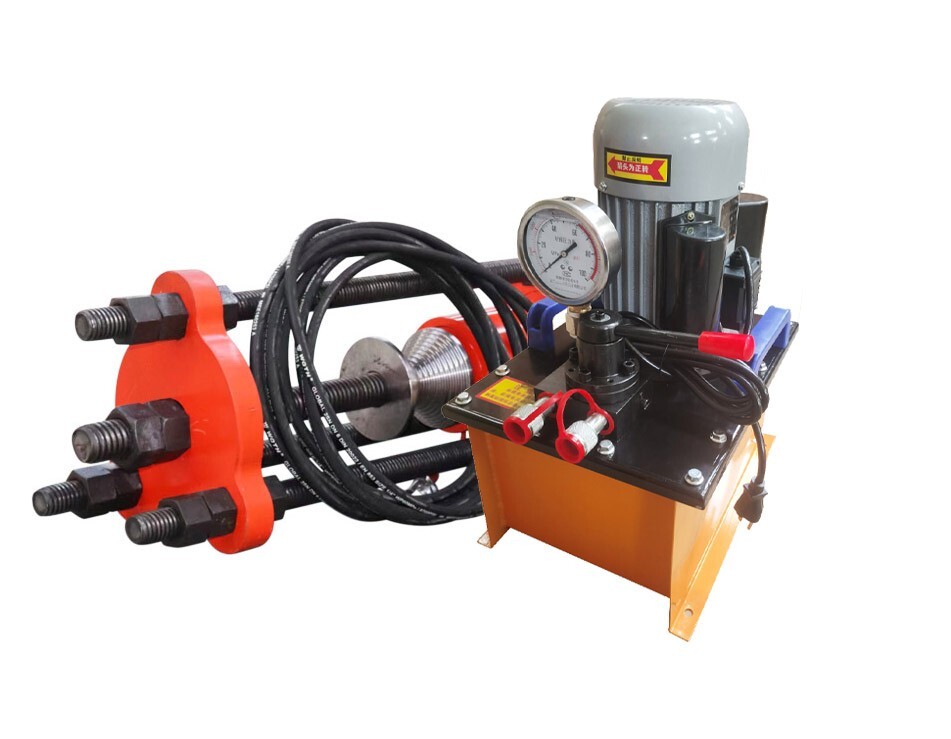 100T Excavator Chain Sleeve Track Pin Press Machine with 220V Hydraulic Pump