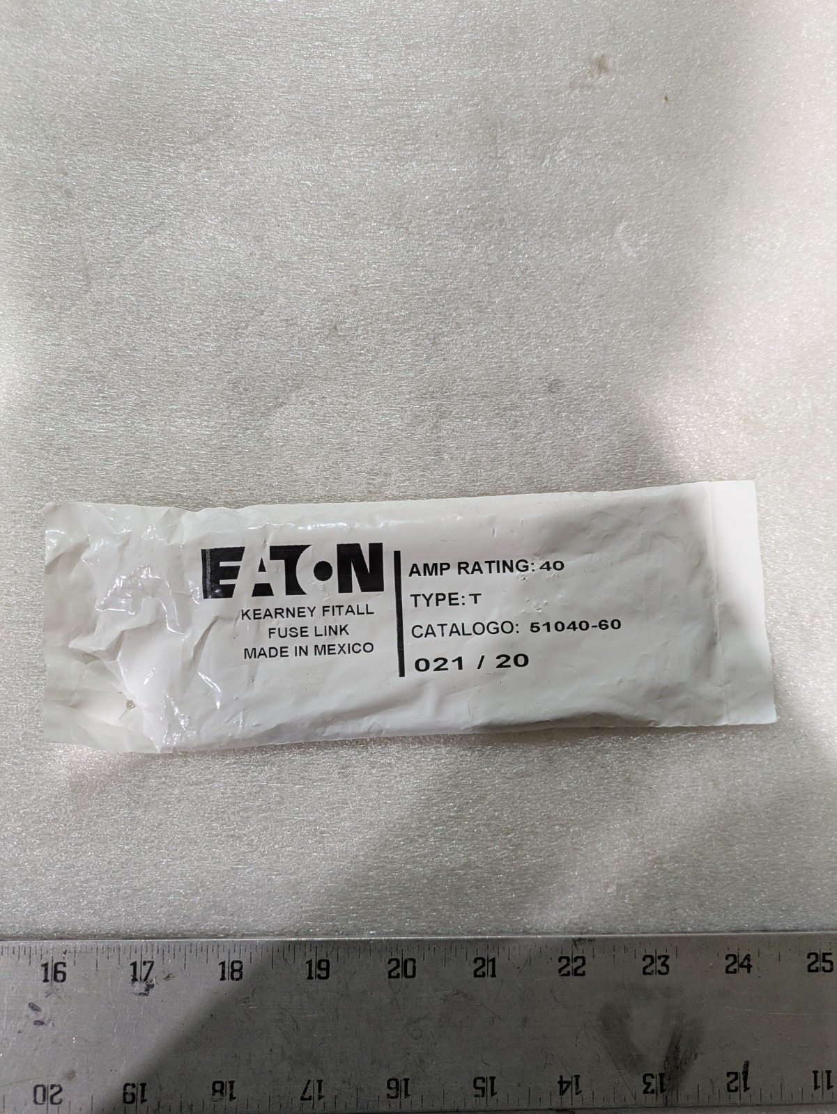 Cooper Kearney 51040 Type T Fuse Link 40A Eaton Power Fit-All New
