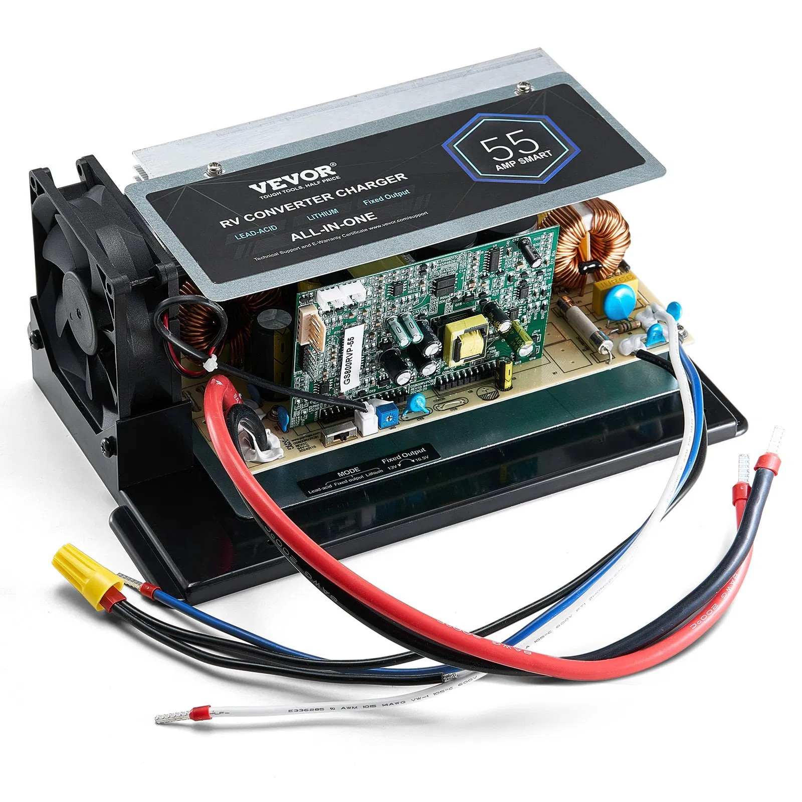 WF-8955-AD-MBA Main Board Assembly, 55 Amp, Three-Stage RV Power Converter Repla
