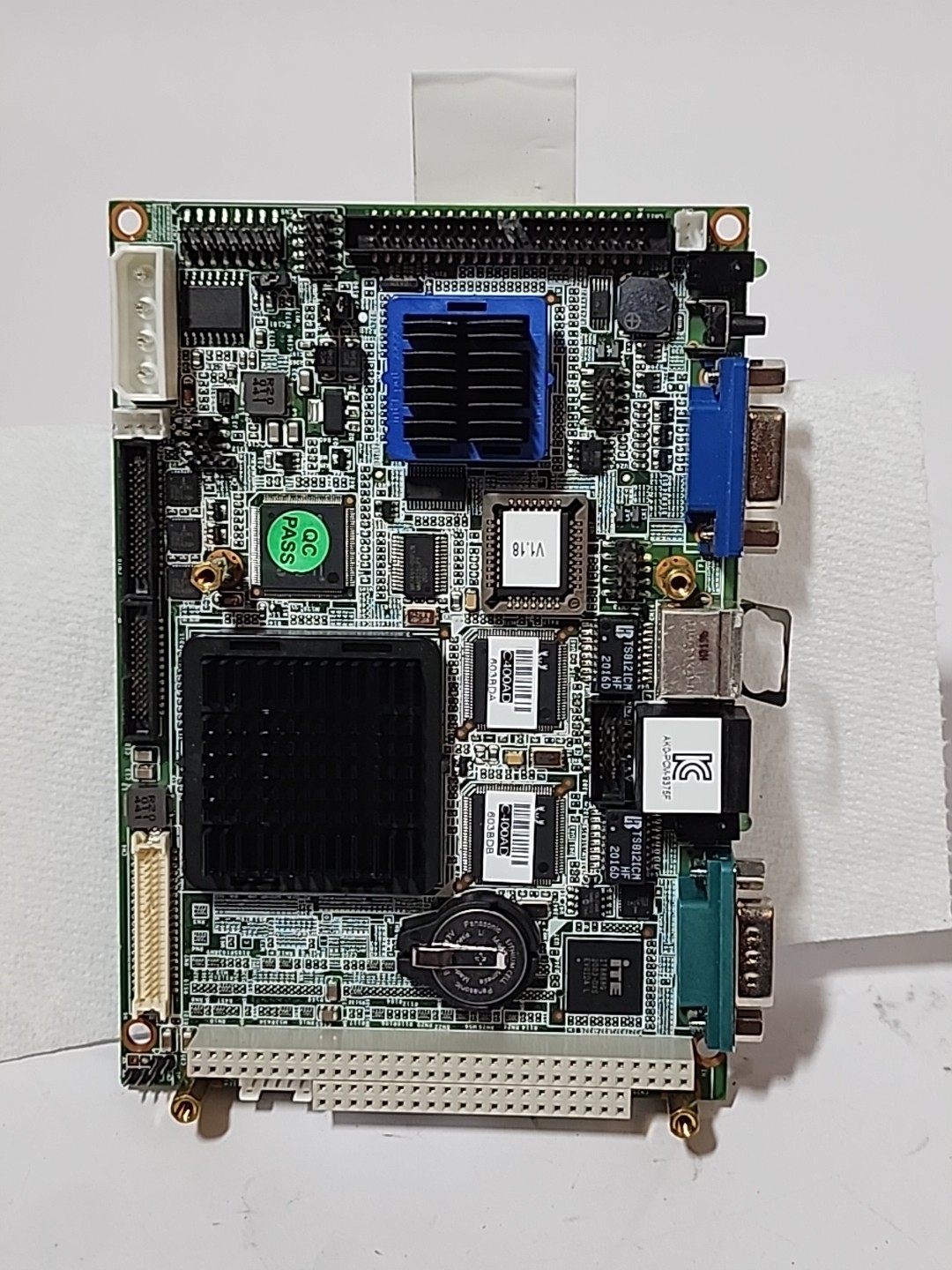 Advantech PCM-9375 REV. A1 Industrial SBC Motherboard W Verbatim 4GB CF Card