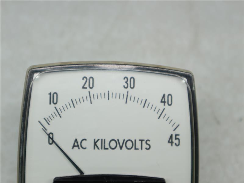 Yew Shenandoah 0-45 AC Kilovolts Panel Meter 30 Days Warranty Fast Shipping