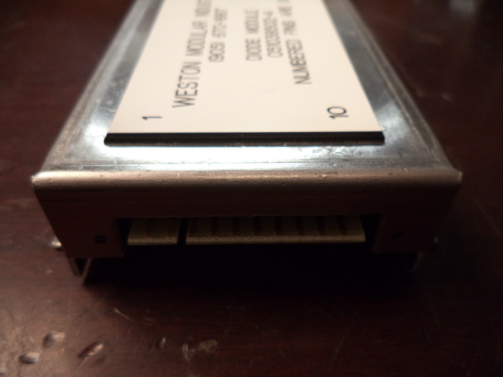 WESTON MODULAR INDUSTRIES DIODE MODULE 051038502-4