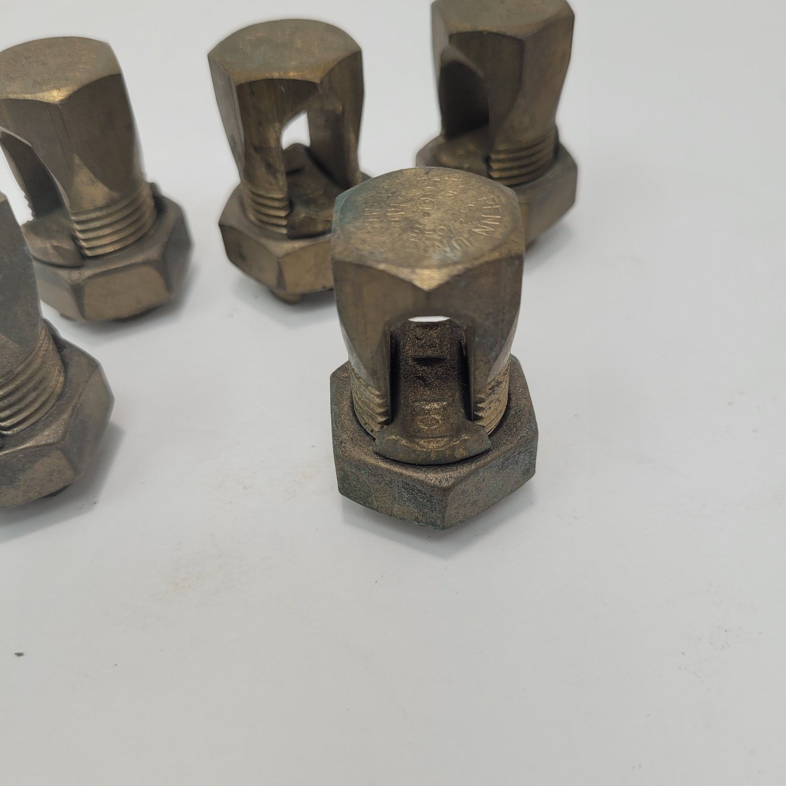 Penn-Union S-2/0, 2/0 AWG Run, 14 AWG Tap, Copper, Split-Bolt Connector, (5 pc)