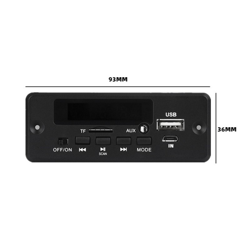 Folder Selection Playback W/ USB/TF/Bluetooth/Radio/AUX Automatic Switching p